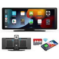 10.26" Inch Portable Wireless CarPlay Screen